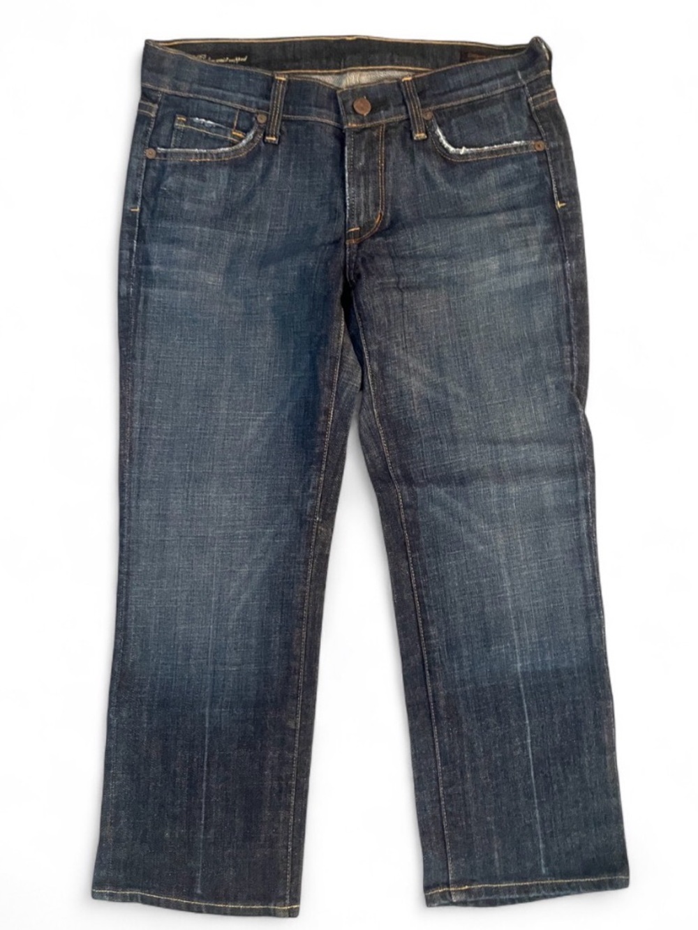 Citizens of Humanity Kelly Stretch Low Waist Cropped Womens Size 28